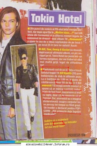 Bill~Virginul - In POPCORNul de luna asta scrie despre BiLL cum - * B I L L ~ K A U L I T Z *