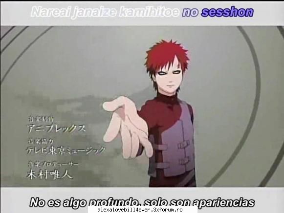 Gaara - am si eu multe poze cu garra..........acum vreo 3 - * A N I M E *