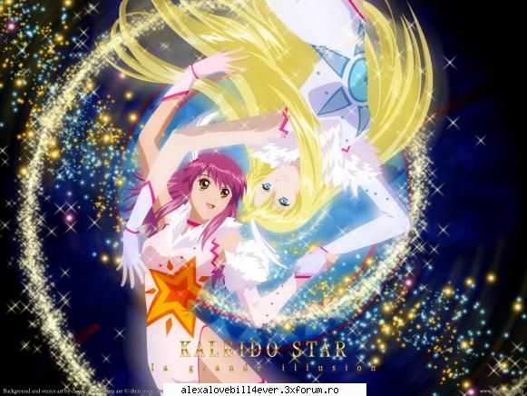 kaleido star - sora&layla cool - * A N I M E *